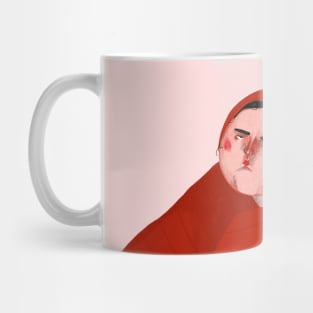 Cozy Blanket Girl Mug